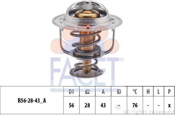 FACET 7.8403S - Termostato, Refrigerante autozon.pro