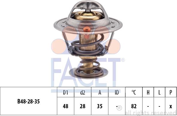 FACET 7.8415S - Termostato, Refrigerante autozon.pro