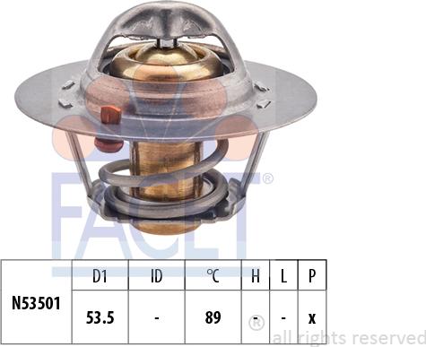 FACET 7.8416S - Termostato, Refrigerante autozon.pro