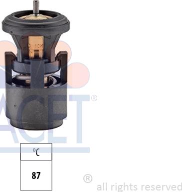 FACET 7.8420S - Termostato, Refrigerante autozon.pro