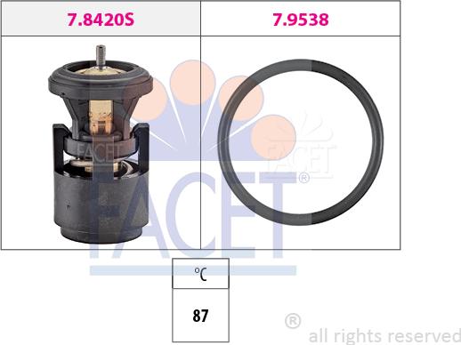 FACET 78.420 - Termostato, Refrigerante autozon.pro