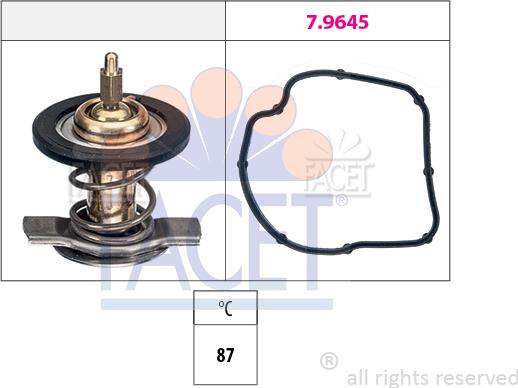 FACET 7.8595 - Termostato, Refrigerante autozon.pro