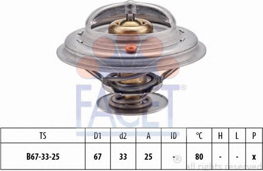 FACET 7.8544 - Termostato, Refrigerante autozon.pro