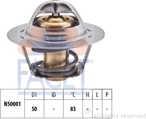 FACET 7.8543S - Termostato, Refrigerante autozon.pro