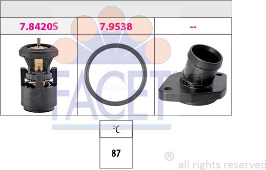 FACET 7.8559K - Termostato, Refrigerante autozon.pro