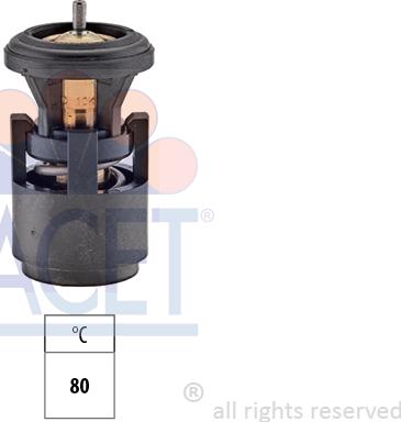 FACET 7.8555S - Termostato, Refrigerante autozon.pro