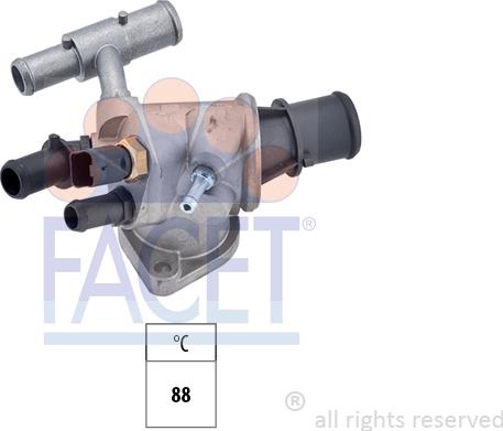 FACET 78.566 - Termostato, Refrigerante autozon.pro