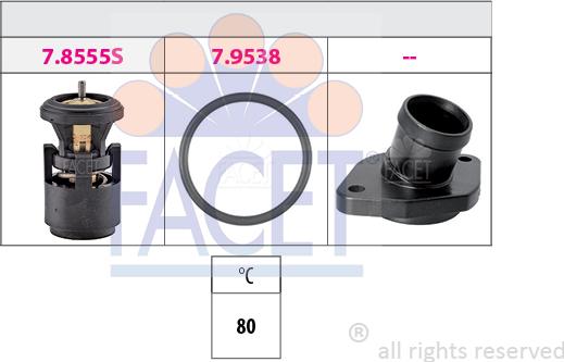 FACET 7.8560K - Termostato, Refrigerante autozon.pro