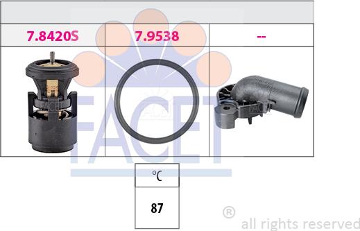 FACET 7.8561K - Termostato, Refrigerante autozon.pro