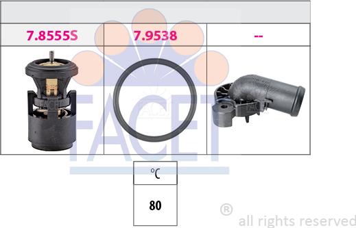 FACET 7.8562K - Termostato, Refrigerante autozon.pro