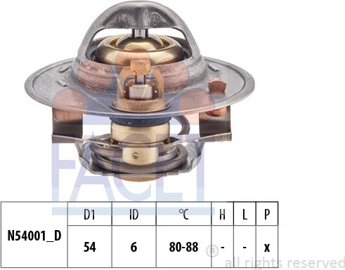 FACET 7.8534S - Termostato, Refrigerante autozon.pro