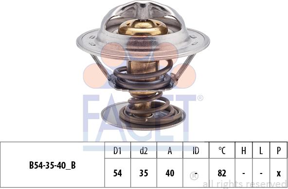 FACET 7.8641S - Termostato, Refrigerante autozon.pro