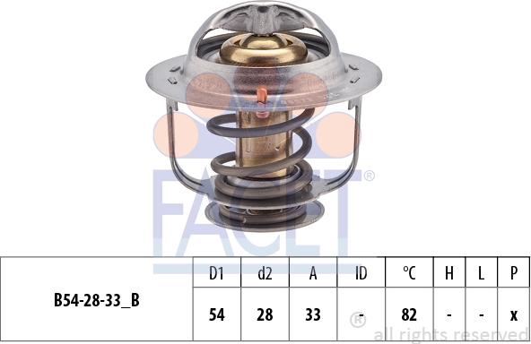 FACET 7.8657S - Termostato, Refrigerante autozon.pro