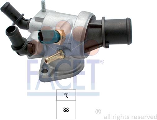 FACET 78.669 - Termostato, Refrigerante autozon.pro