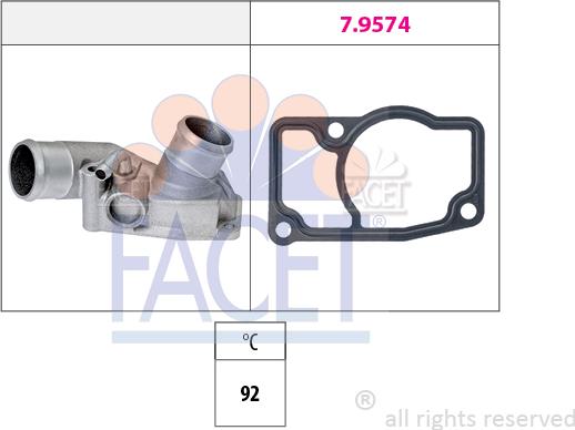 FACET 78.664 - Termostato, Refrigerante autozon.pro