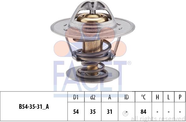 FACET 7.8612S - Termostato, Refrigerante autozon.pro