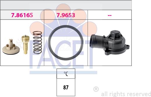 FACET 7.8617K - Termostato, Refrigerante autozon.pro