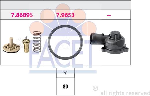 FACET 7.8689K - Termostato, Refrigerante autozon.pro