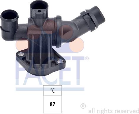 FACET 7.8680 - Termostato, Refrigerante autozon.pro