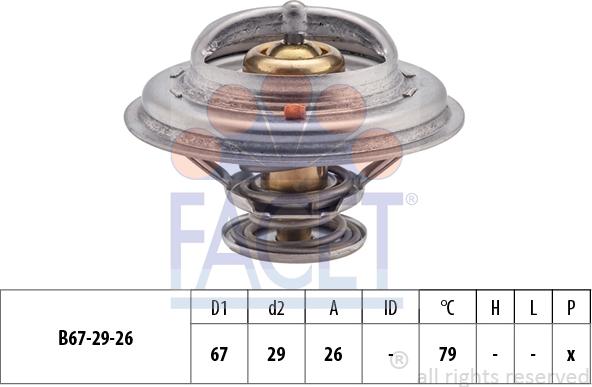 FACET 7.8638S - Termostato, Refrigerante autozon.pro