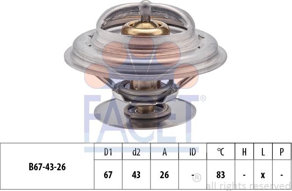 FACET 7.8625S - Termostato, Refrigerante autozon.pro