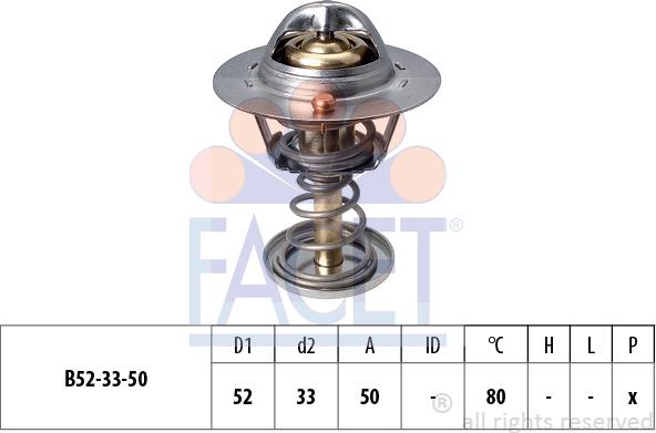 FACET 7.8674S - Termostato, Refrigerante autozon.pro