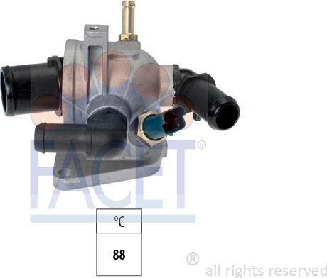 FACET 7.8673 - Termostato, Refrigerante autozon.pro