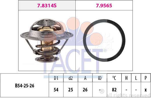 FACET 78.677 - Termostato, Refrigerante autozon.pro