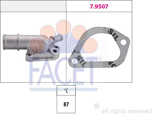 FACET 7.8159 - Termostato, Refrigerante autozon.pro