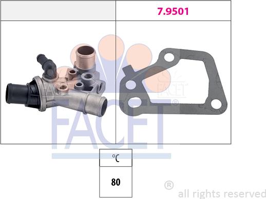 FACET 78.153 - Termostato, Refrigerante autozon.pro