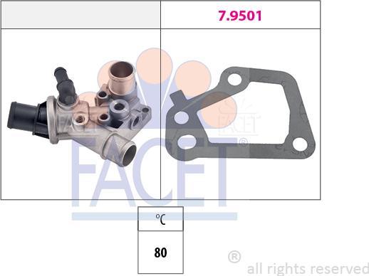 FACET 78.152 - Termostato, Refrigerante autozon.pro