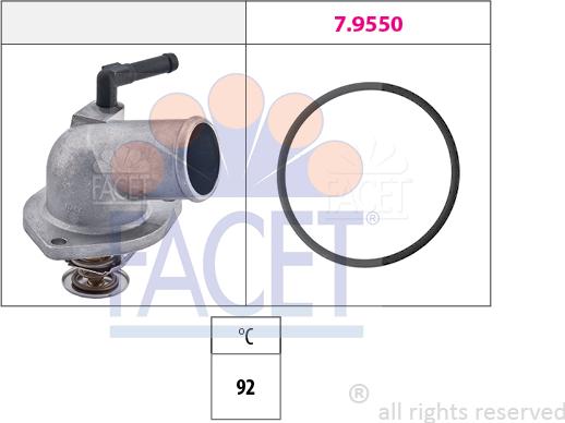 FACET 7.8157 - Termostato, Refrigerante autozon.pro