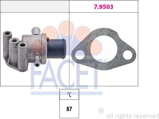 FACET 7.8109 - Termostato, Refrigerante autozon.pro