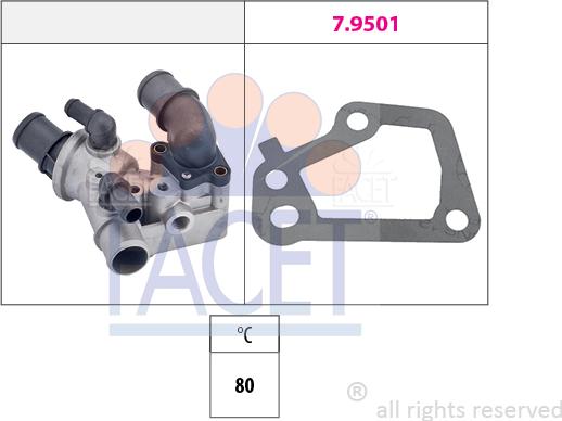 FACET 78.101 - Termostato, Refrigerante autozon.pro