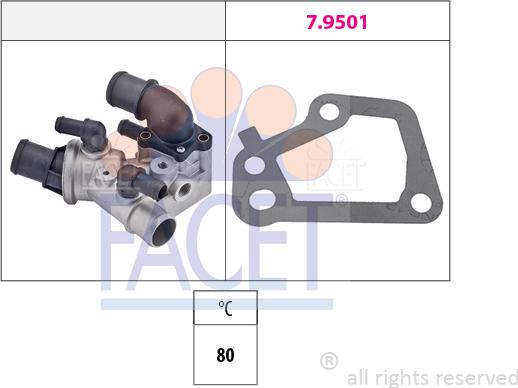 FACET 78.103 - Termostato, Refrigerante autozon.pro