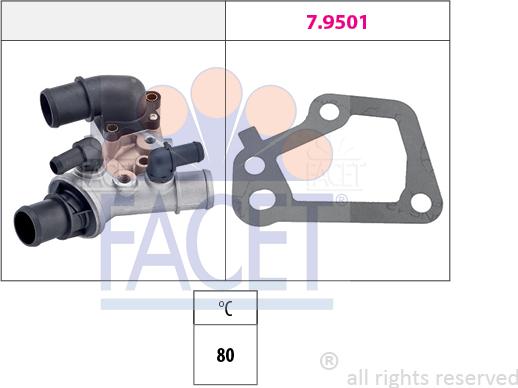 FACET 78.102 - Termostato, Refrigerante autozon.pro