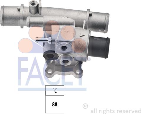 FACET 7.8115 - Termostato, Refrigerante autozon.pro