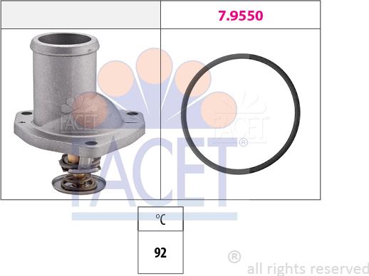 FACET 7.8188 - Termostato, Refrigerante autozon.pro