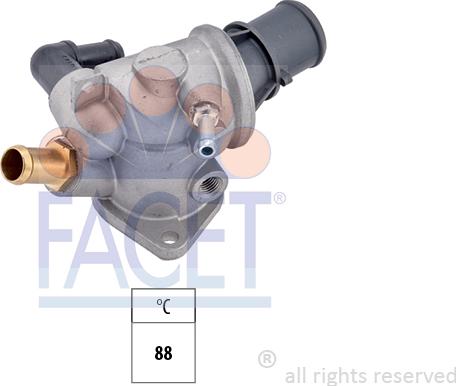 FACET 7.8122 - Termostato, Refrigerante autozon.pro