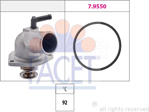 FACET 7.8174 - Termostato, Refrigerante autozon.pro