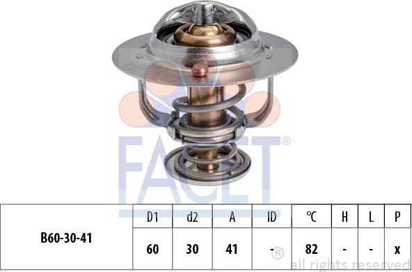 FACET 7.8844S - Termostato, Refrigerante autozon.pro