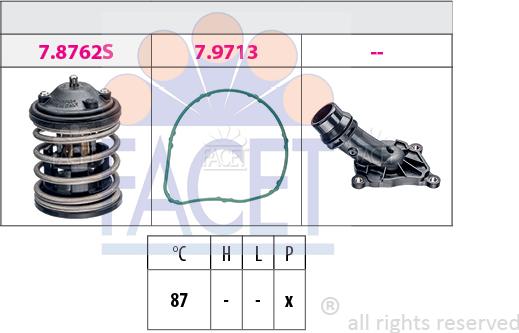 FACET 7.8851K - Termostato, Refrigerante autozon.pro