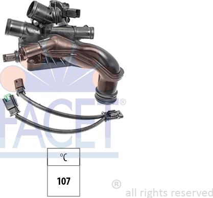 FACET 7.8865 - Termostato, Refrigerante autozon.pro