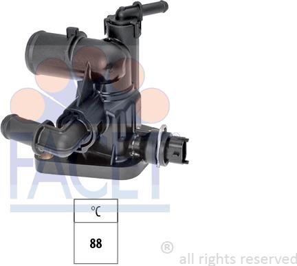 FACET 7.8809 - Termostato, Refrigerante autozon.pro