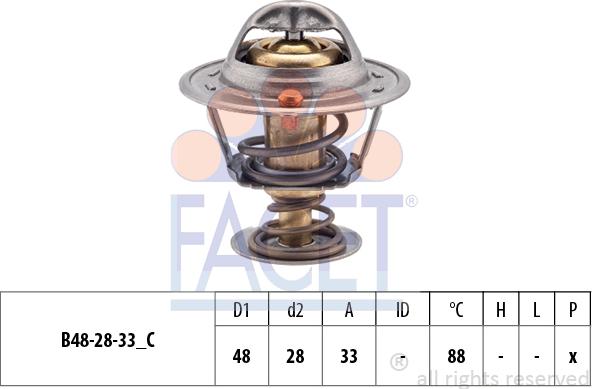 FACET 7.8831S - Termostato, Refrigerante autozon.pro