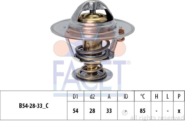 FACET 7.8837S - Termostato, Refrigerante autozon.pro