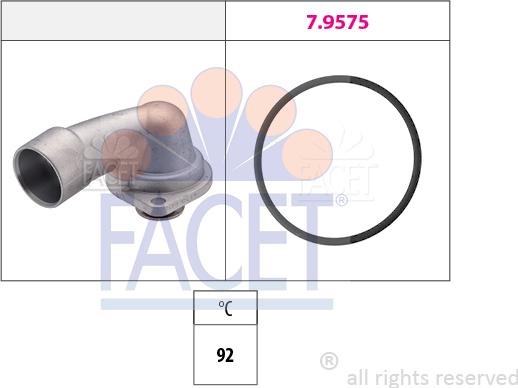 FACET 7.8349 - Termostato, Refrigerante autozon.pro