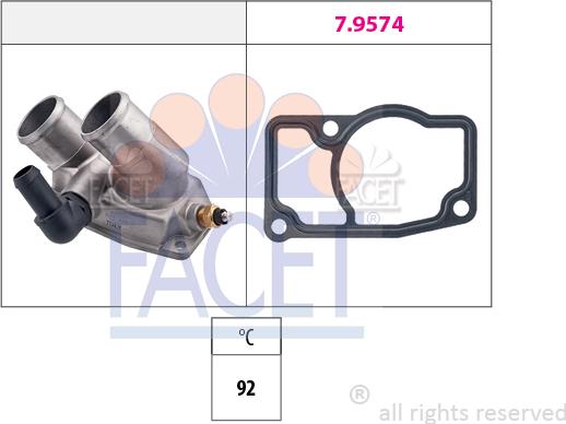 FACET 78.346 - Termostato, Refrigerante autozon.pro