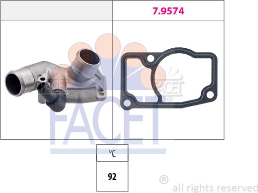 FACET 7.8347 - Termostato, Refrigerante autozon.pro