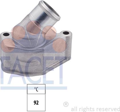 FACET 7.8351 - Termostato, Refrigerante autozon.pro